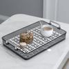 Modern Simple Fruit Plate and Draining Basket - Tray for Dried Fruit, Candy, and Food Storage