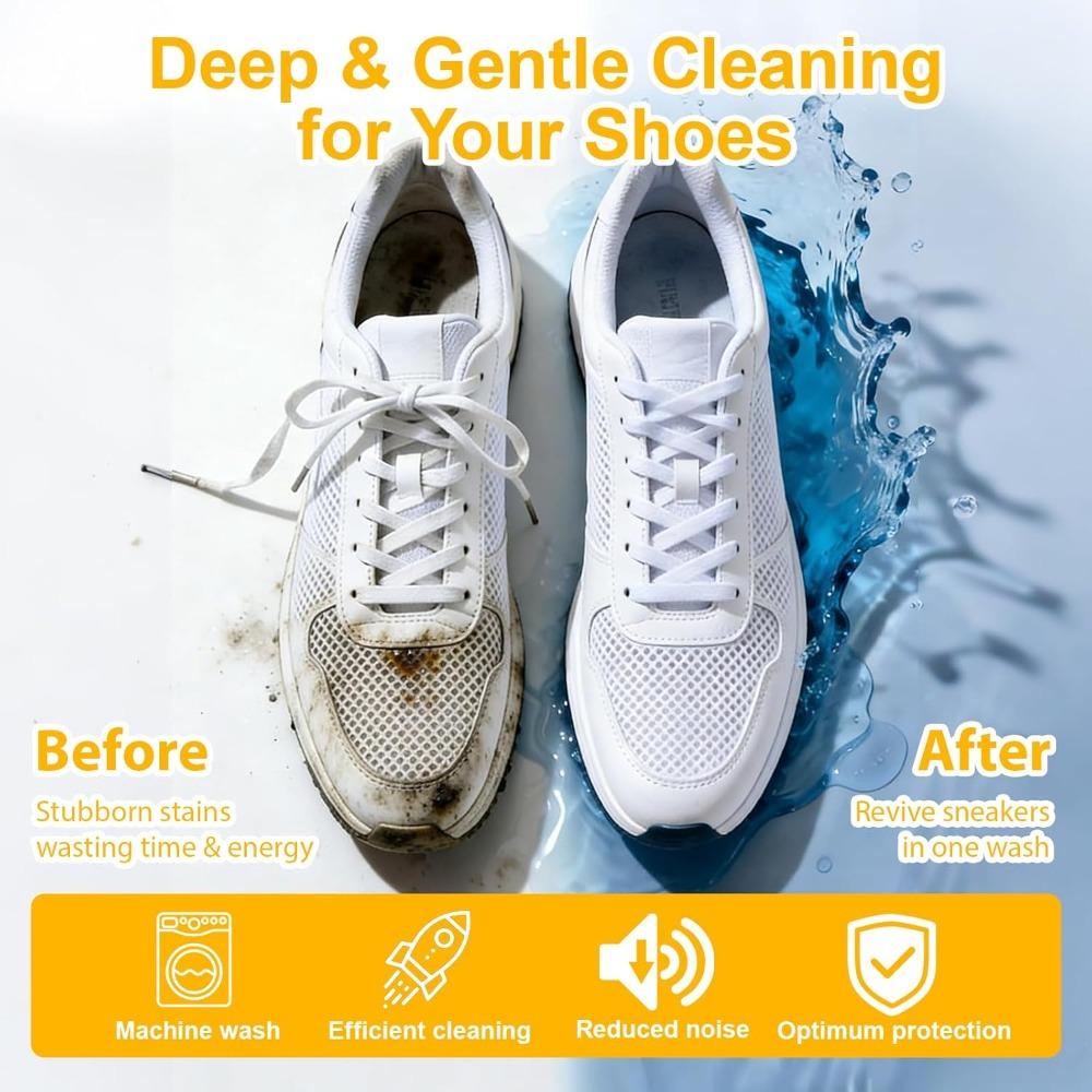 Shoe Wash Machine Bag – Reusable laundry shoe bag, suitable for sports shoes, running shoes, and white shoes