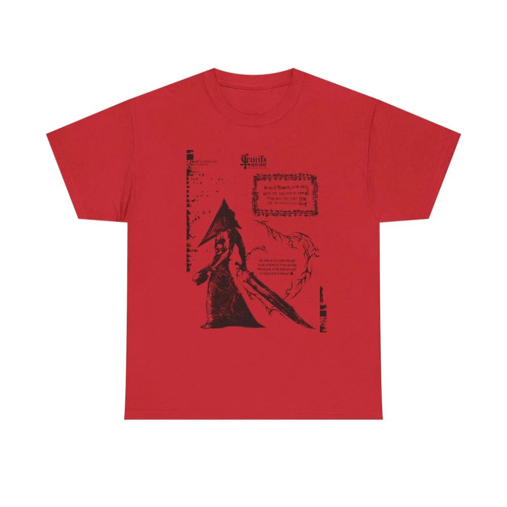 Vintage Silent Hill Tee Retro Gamer T-Shirt Classic Horror Game Clothing Graphic Short Sleeve Shirt Unisex Men Women All-Season