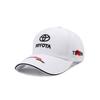 (bianca) Cappellino da baseball TOYOTA con logo ricamato