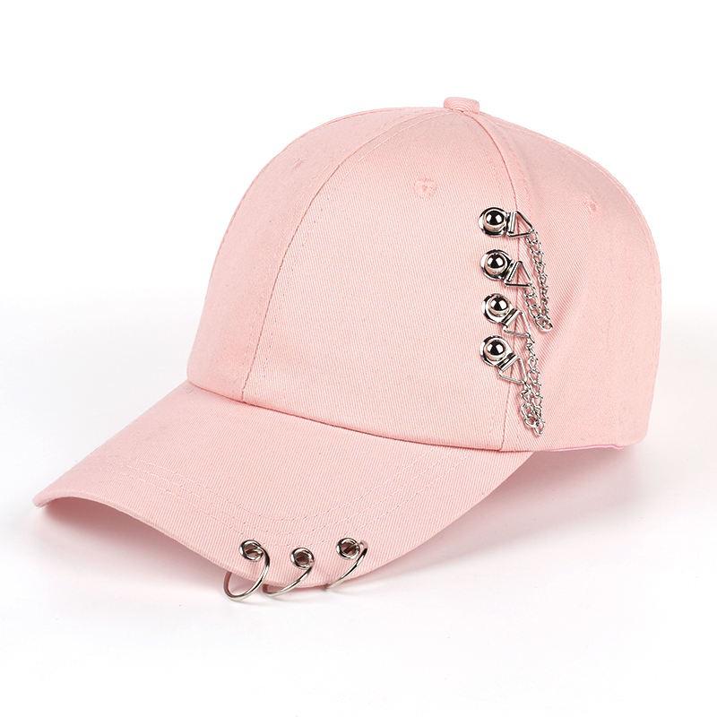 Casual Adjustable Iron Ring Baseball Caps Snapback Cap Casquette Hats  Casual Gorras Dad Hats