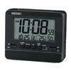 Réveil Digital - Seiko Clocks - Réveil Seiko Noir - Thermomètre - Calendrier - Double Alarme