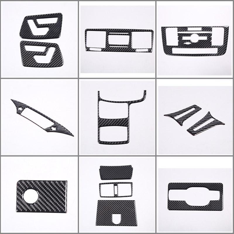 Soft carbon For Mercedes Benz G class W463 2013-18 Car Air Outlet Door Handle Trim sticker Inner & Outer Decoration Accessories
