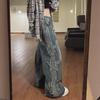 Women's Retro Wide-Leg Star Patch Jeans - 2024 Collection