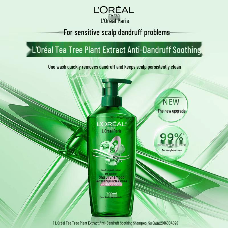 L Oréal Tea Tree Anti-Dandruff Nourishing Shampoo