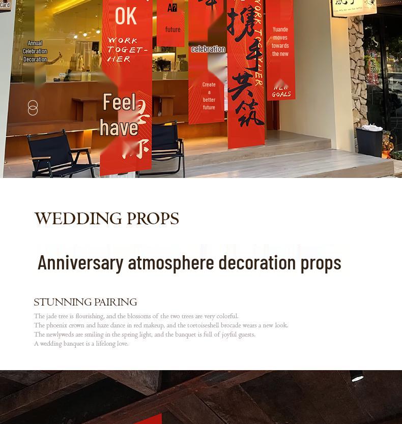 Event Atmosphere Decoration: Anniversary & Grand Opening Banner with Balloon Columns for Shopping Malls