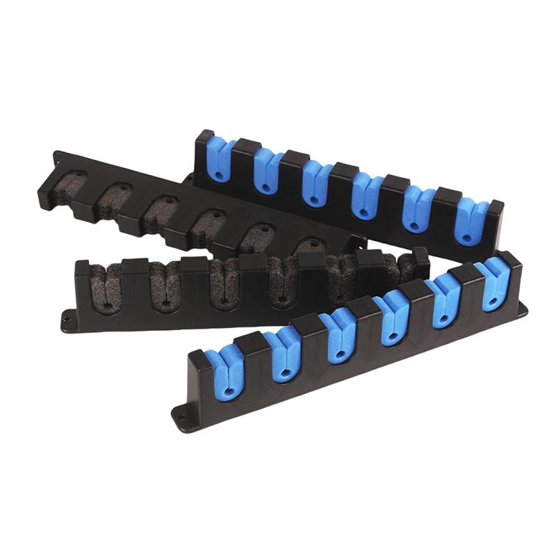 1 Set Fixing Bracket 6-Rod Rack Wall Mounted Fishing Rod Rack For Boat Horizontal/Vertical Fishing Rod Holder