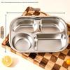 316 Stainless Steel Kids Divided Dining Plate