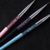 Nail Art Beading & Dotting Pen Set: 3-in-1 Tool for Polka Dots, Rhinestones, Line Drawing & Color Painting - 3 Pieces.