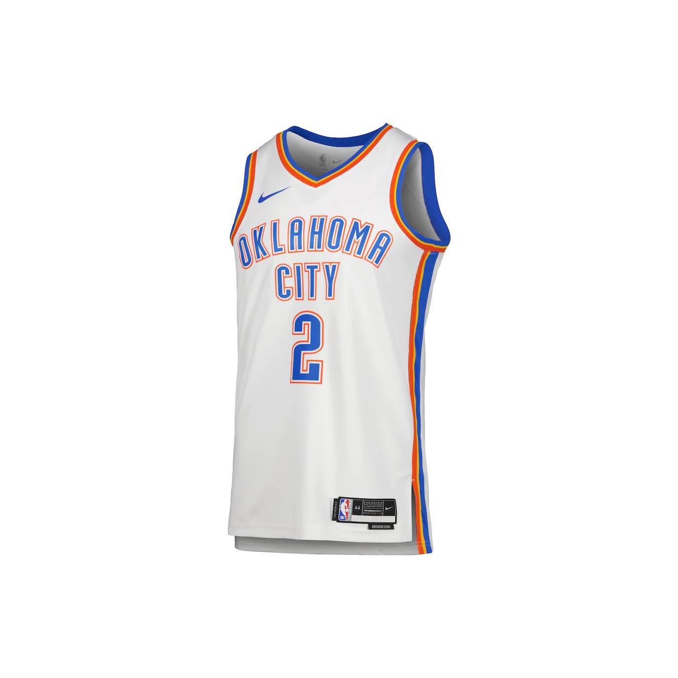 Nike Retro OKC Thunder #2 Basketball Jersey White DN2088-100 XXL