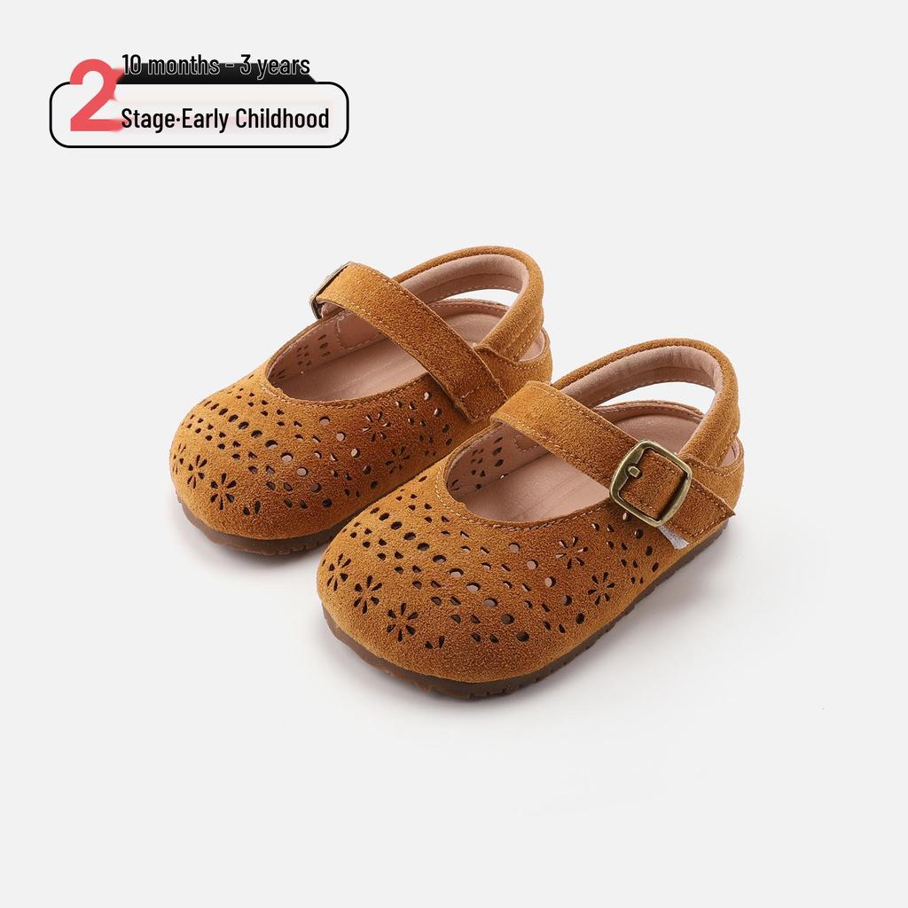 Spring 2026 Girls' Breathable Princess Leather Shoes: Soft-Soled, Stylish, and Comfortable.