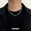 Unisex Trendy Hip-Hop Layered Titanium Steel Chain Necklace