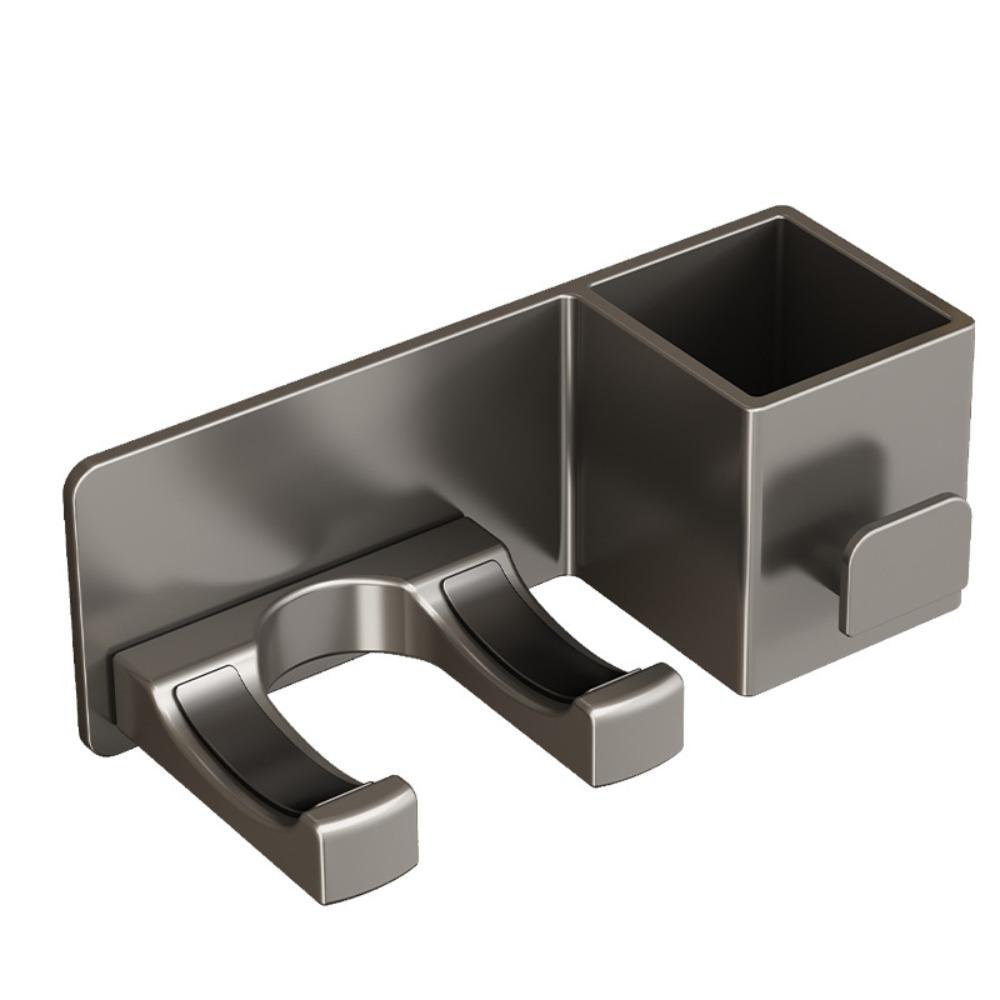 Wall Mounted Storage Bracket Multi-Functional Blower Holder Hair Dryer Shelf  Home Bathroom