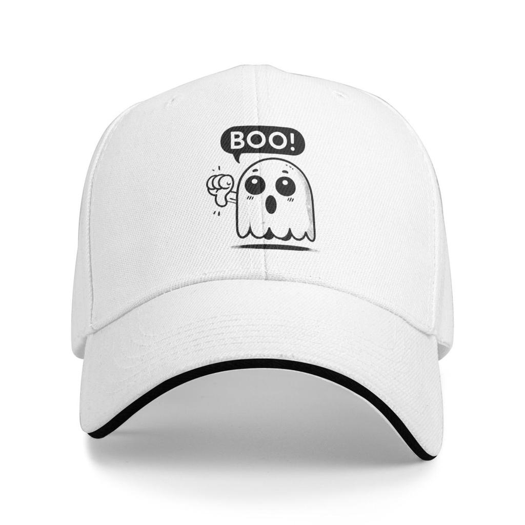 Ghost Of Disapproval BOO Baseball Caps Snapback Baseball Hats Breathable Casual Casquette Outdoor for Men And Women