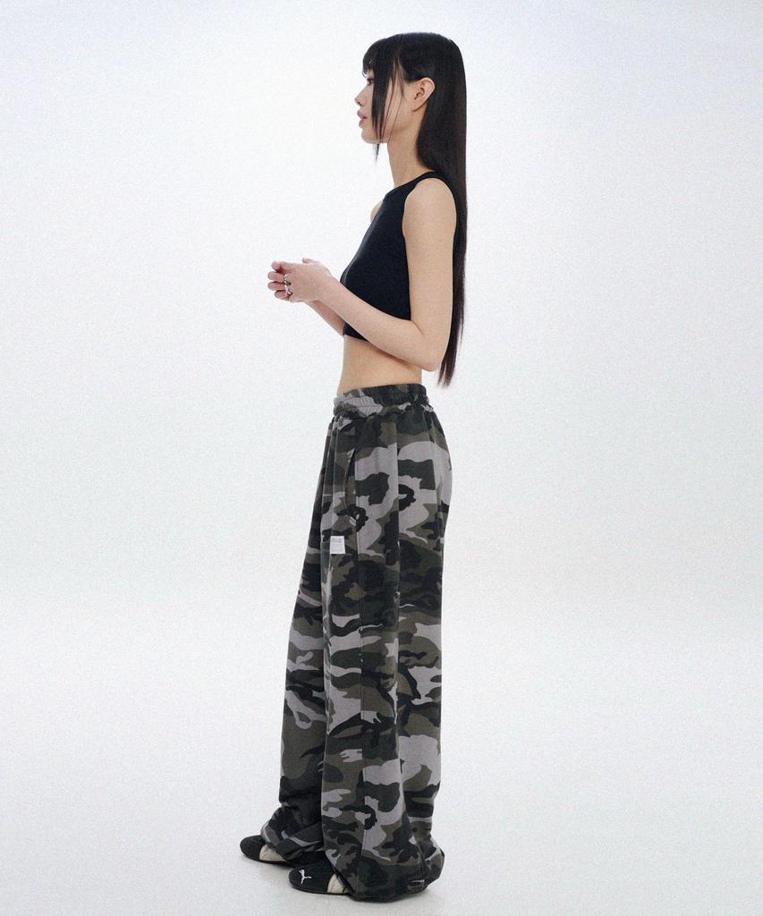 Ssobi Camo Bold Balloon Wide Training Long Pants 2 Colors