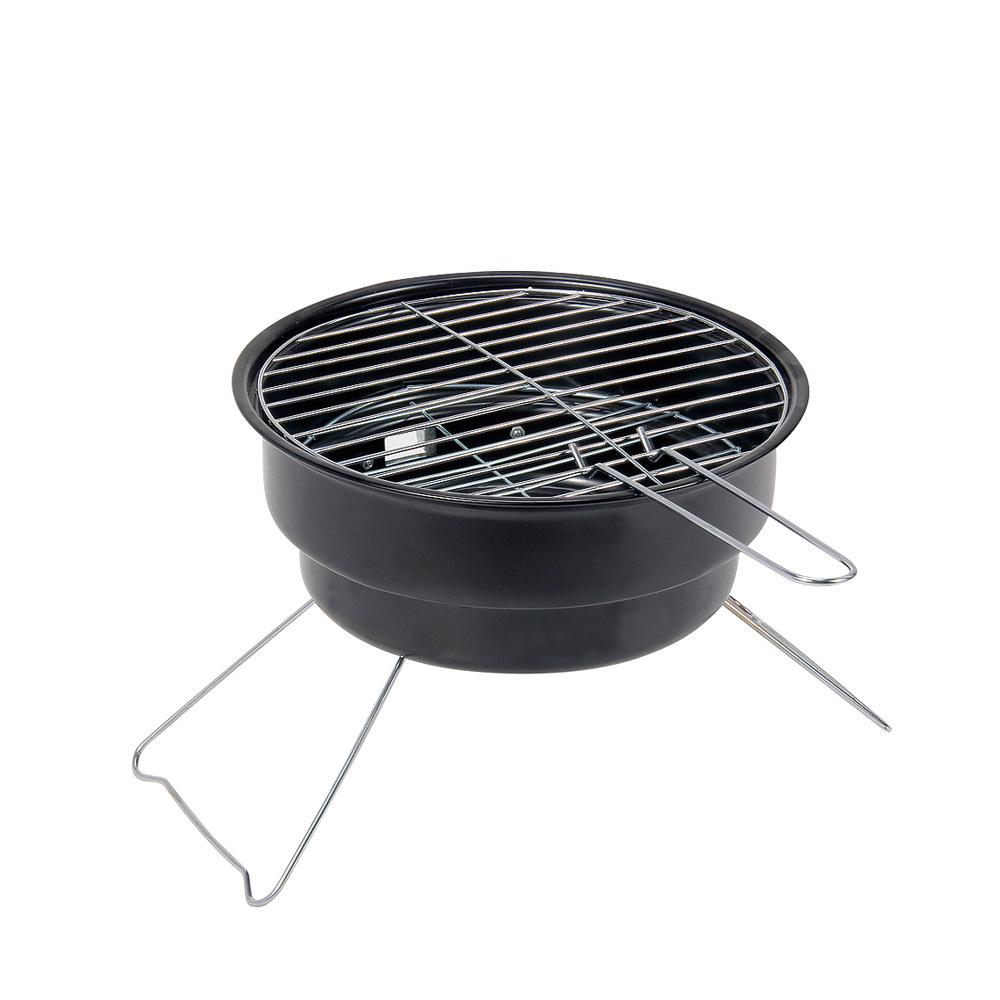 Portable Folding Charcoal BBQ Grill for Camping and Picnics