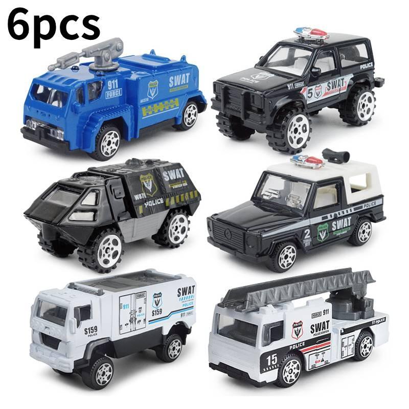 

Affairs Military Mini Fire Fighting Special Police Alloy Car Model Toy Children Special Policeman