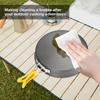 Non-Stick Frying Pan Aluminum Alloy Medium with Folding Handle Idl for Outdoor Camping Picnic Hiking Compact and Sy To Carry Camp Skillet