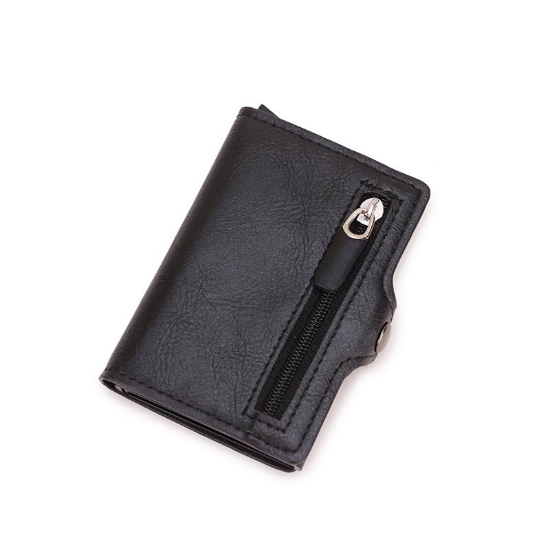 RFID Carbon Fiber Multi-Card Wallet - Anti-Demagnetization, Multi-Functional Credit Card Holder