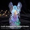 Angel Figurine Acrylic Decor Clear for Bedside Table, Holiday Display