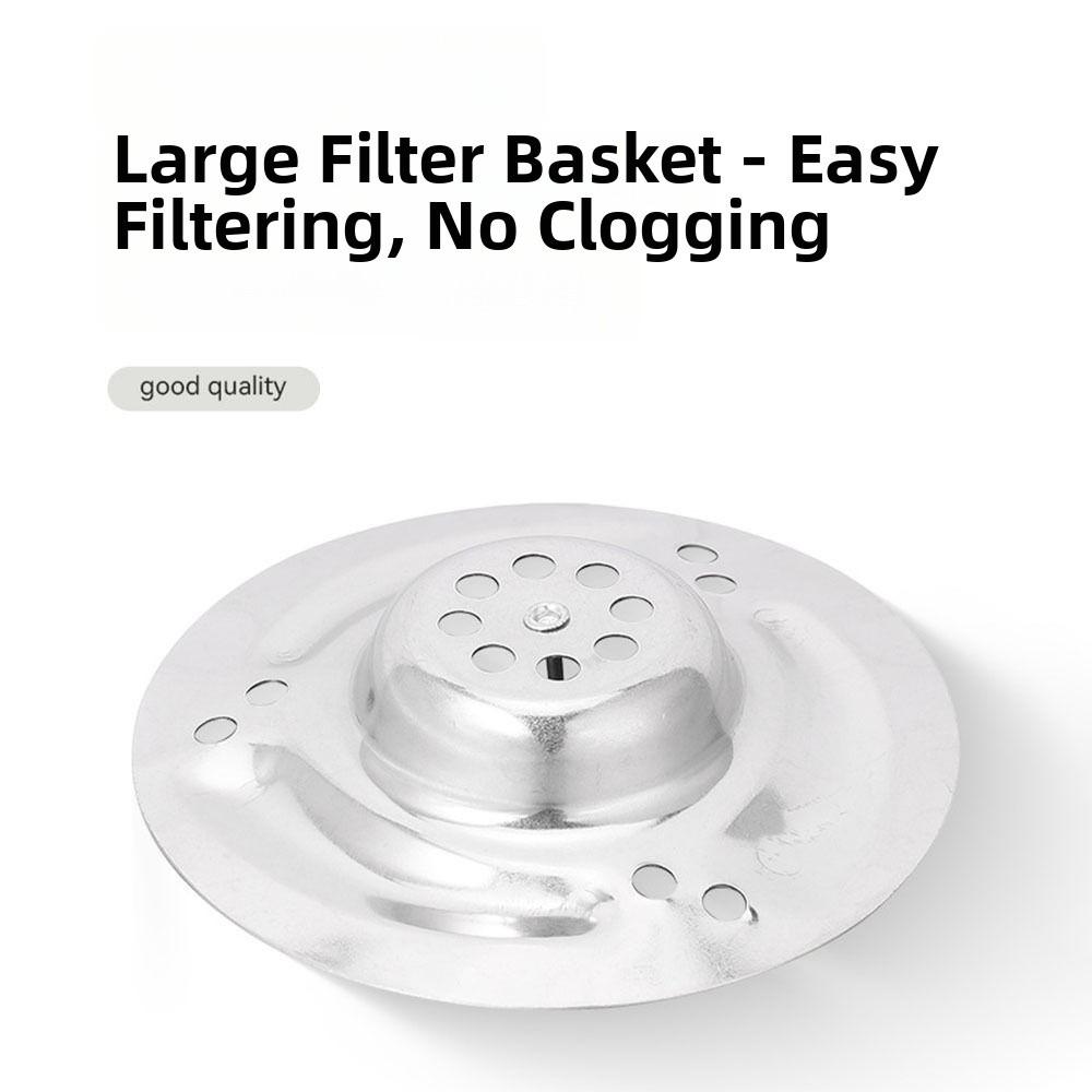 Durable Stainless Steel Vortex Floor Drain Mesh Preventing Blockage Sink Strainer Filter Drain Hole Filter Trap Bathroom