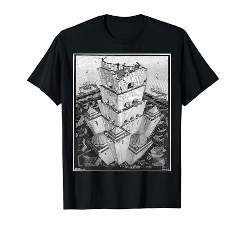 Escher s Tower of Babel T-shirt