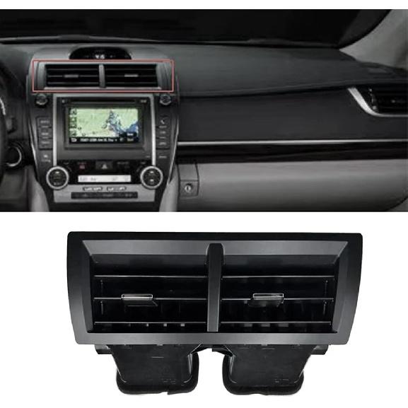 Center Console A/C Air Vent Grille Trim Assembly Compatible for Toyota Camry 2012-2017 Car Dashboard Air Conditioning Outlet