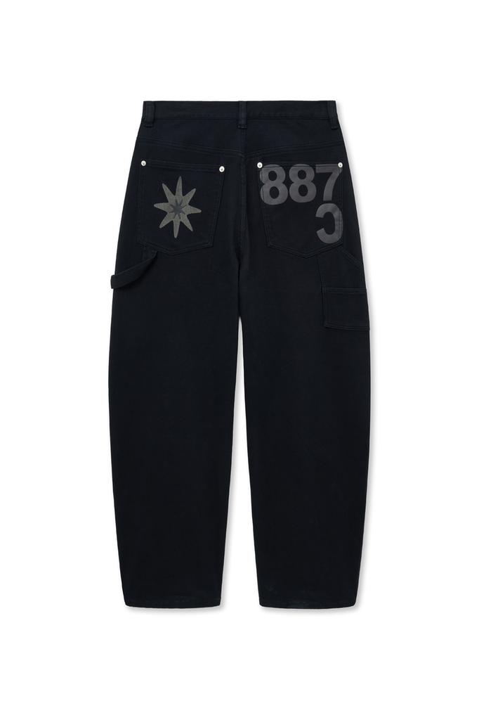 Kaegteoseudoneosmakes Rivet Embroidery Carpenter Trouser-Navy