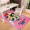 The Powerpuff Girls1 Printed Absorbent Washable Carpet, Non-Slip Bathroom Mats, Kitchen Rugs, Yoga Mat,Living Room Entrance, Camping Picnic Rugs