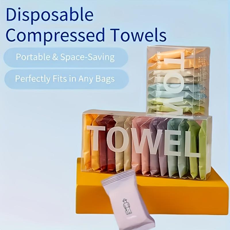 18pcs Individually Packaged Compressed Towel Set, Portable Travel Towels, Disposable Multi-purpose Wet and Dry Towels, Unscented