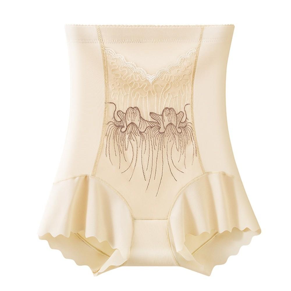 Shapewear Postpartum Body Shaper Embroidery Flower Tummy Control Underwear  Postpartum