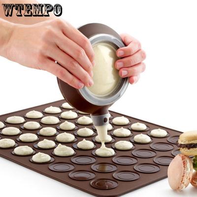 Brown New Macarons Cake Decorating Kit Teapot Cream Squeezer Decorating Pot Chocolate Jam Cream Applicator Creative DIY Baking Tools