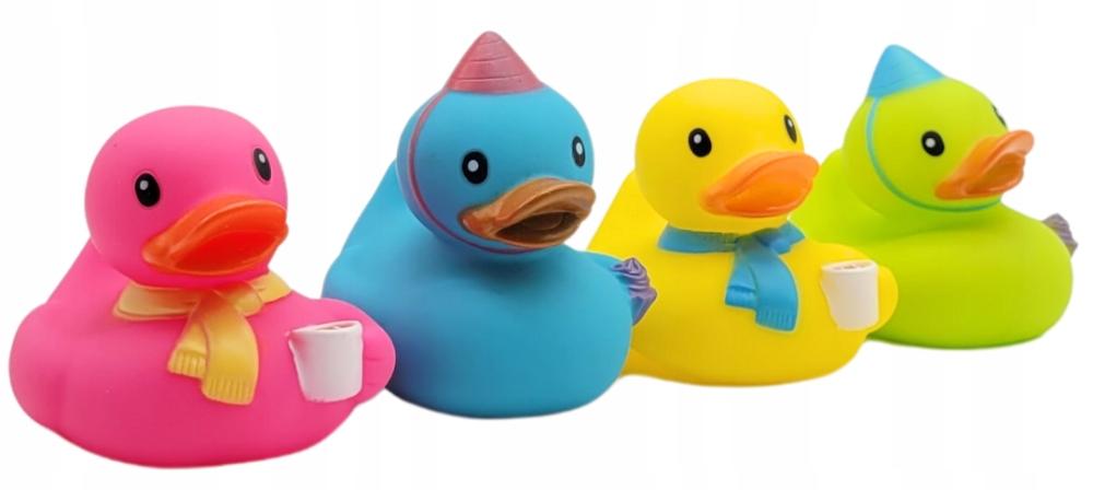 Bath Toy Rubber Ducks Ducklings Colorful Bath Toys