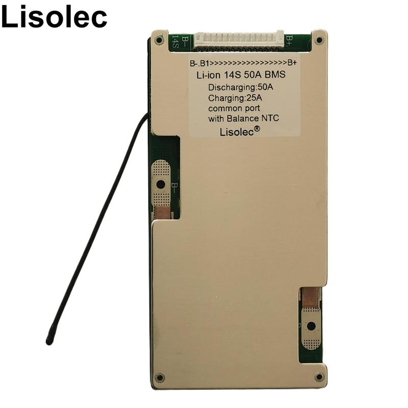 BMS 14S 100A with Balance Temperature Control 51.8V 18650 21700 Lithium Battery Protect Board for E-bike Scooter 120A To 20A
