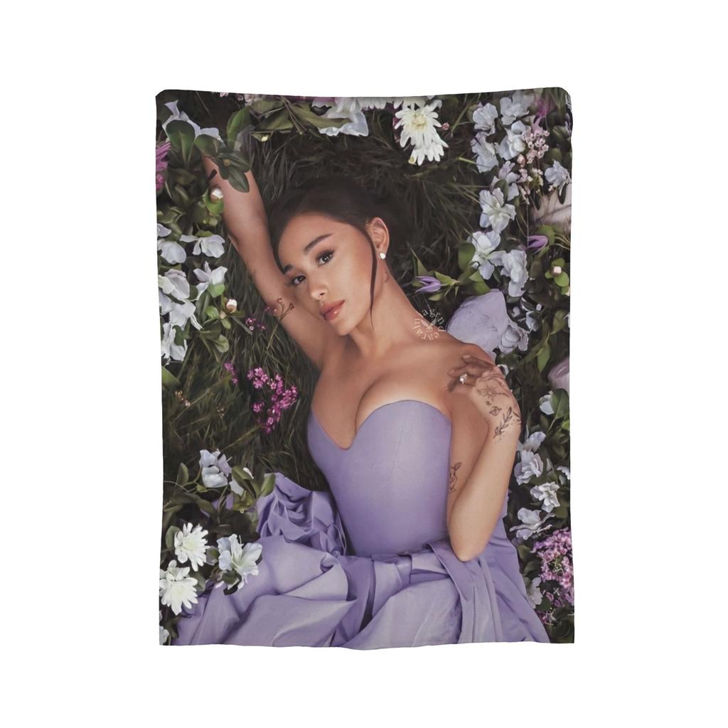 Ariana GrandeMelodie Enthüllt Decke Flauschig Großartig Warm Kuscheldecke für Tagesdecke Dekoration,