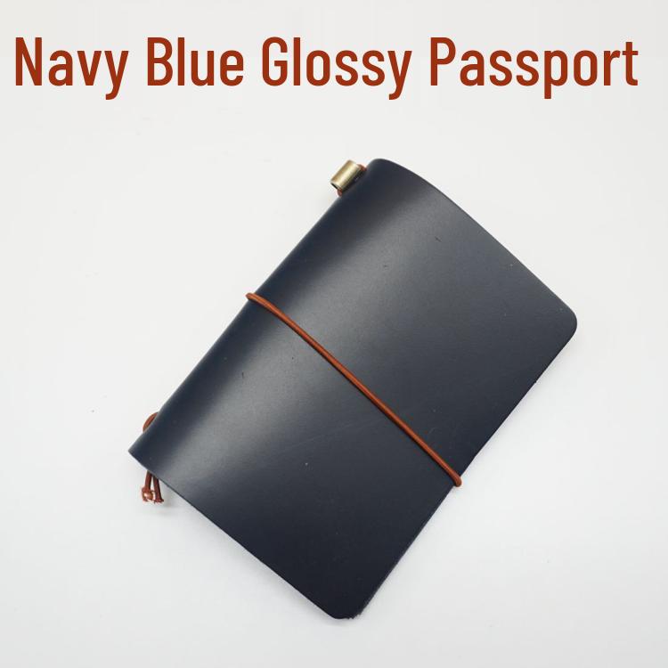 Cowhide Traveler's Loose-leaf Notebook Planner Diary