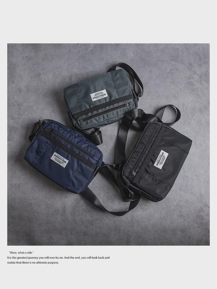 Herren Oxford Stoff Lässige Messenger Umhängetasche: Neuer Trend in der amerikanischen Street Fashion.