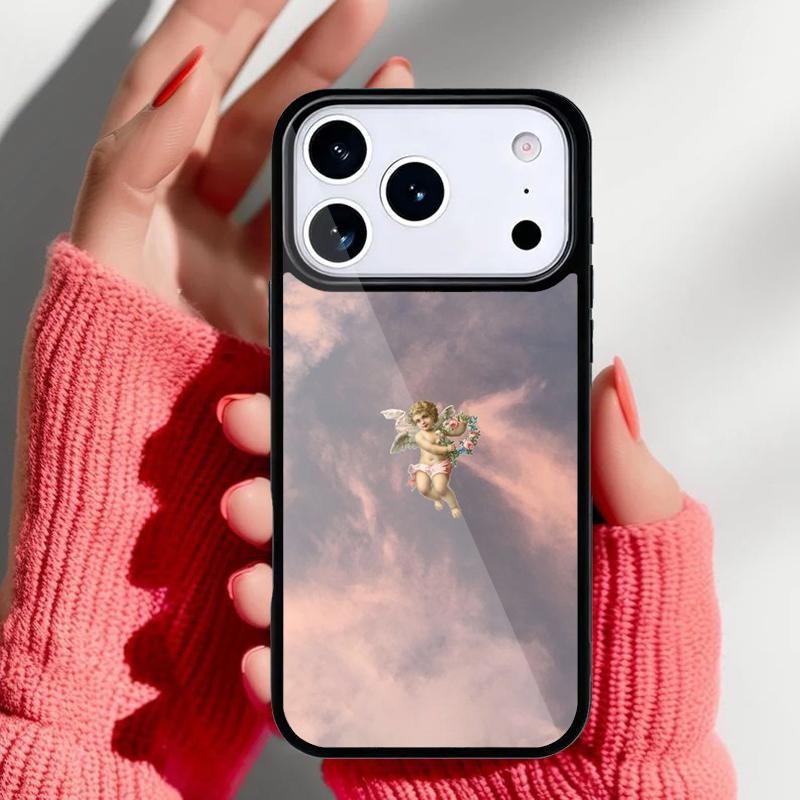 Angels Aesthetic Aesthetics Phone Case for iPhone 17 16 15 14 13 Pro Max Back Cover for 12 11 Pro Coque