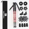 Outdoor Hiking Stick Cane Five-Section Ultra-Light Retractable Folding Cane Climbing Equipment Multifunctional Crutches