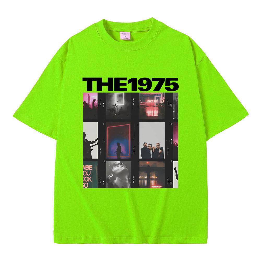 

Британская инди-альтернативная рок-группа The 1975 Графическая футболка Мужская Винтажная Готическая Футболка Мужская Женская Повседневная Футболка Оверсайз Топы 3XL