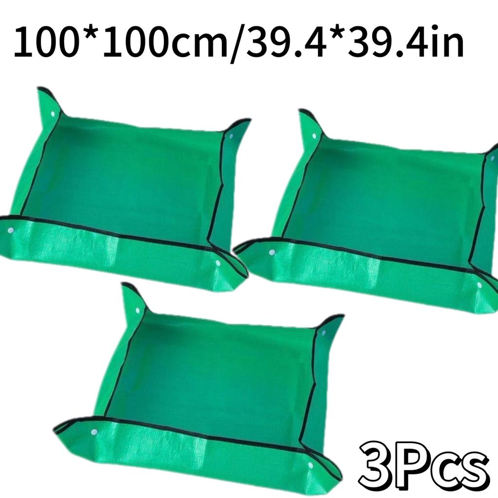 50-100cm Plant Regeneration Mat Waterproof Transplant Mat Portable Square Foldable and Easy To Clean Succulent Transplant Mat