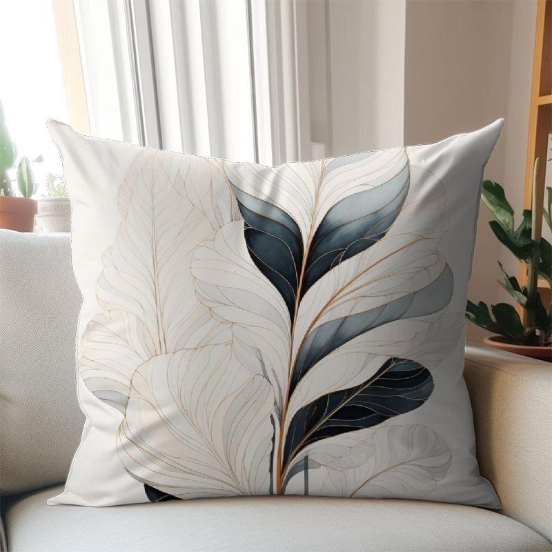 Nordic Style Universal Minimalist Chinese Style Sofa Throw Pillow Cover, Living Room Backrest Pillow Cover
