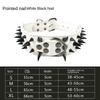 Wide Luxurious Leather Dog Collar Sharp Spike Studded Dog Collars for Rottweiler Pitbull Large X-Large Training Dogs