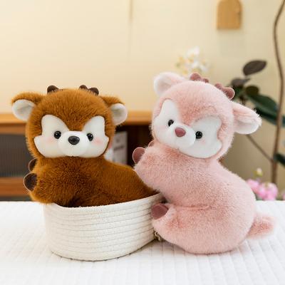 Soft and Cute Party Style Deer Plush Toys for Children's Birthday Gifts Cute Pets Home Decoration Event Gifts