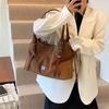 Large Capacity Commuter Bag Women's Bag 2025 New Autumn Versatile Suede Shoulder Tote Bag Premium