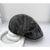 25 Early autumn new trendy brand denim forward hat children's fashion street style sunscreen sun hat women's tide