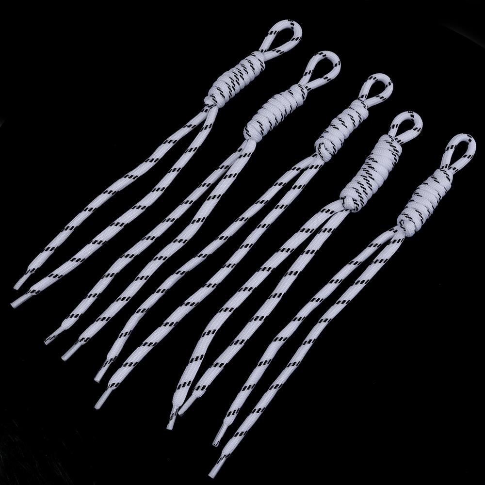 5pcs/lot Colorful Braided Lanyard Keychain Handmade Knot Nylon Rope Cord Thread For DIY Key Chain Pendant Bag Accessories