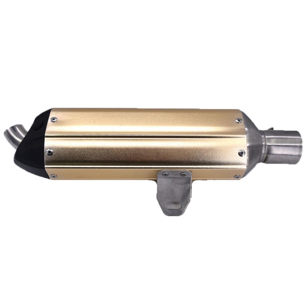 Motorcycle 48mm exhaust muffler pipe suitable for 250cc 350cc 600cc ATV off-road vehicle modification accessories