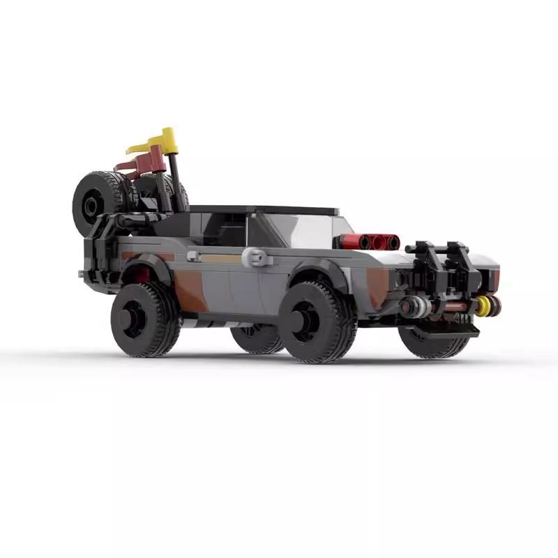 Bricklink MOC Mad Max Camaroed Racing Muscle Car Vehicles Speed Vehicles Racer Sets Building Blocks Kid Toys Christmas Gift