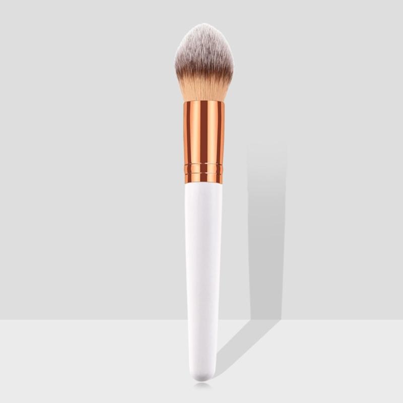 Elegant Fan Cosmetic Brush For Detailed Makeup Application Everyday Makeup Essential Full Coverage Concealer Brush